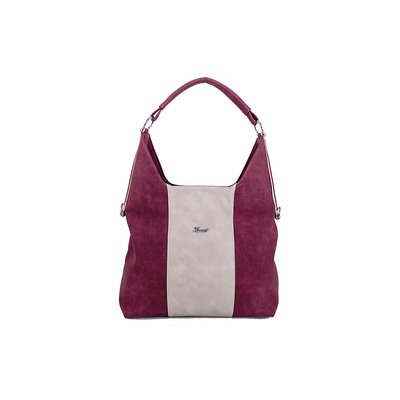 Karen Damenhandtasche N155 rot beige