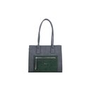 Karen Damenhandtasche D335 grau grn