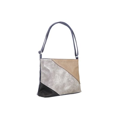 Karen Damenhandtasche D347 blau silber