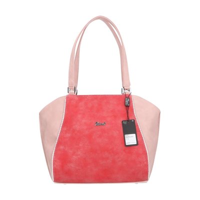 Karen Damenhandtasche D371 rosa rot