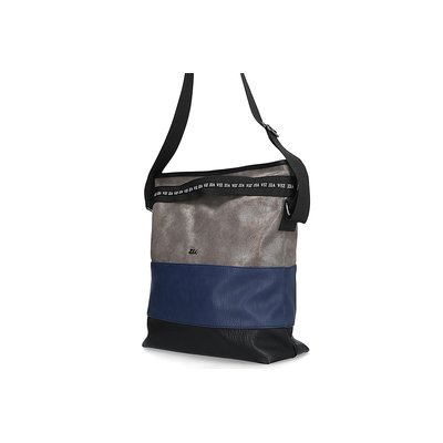 ZIA Damenhandtasche ZR41 schwarz-blau