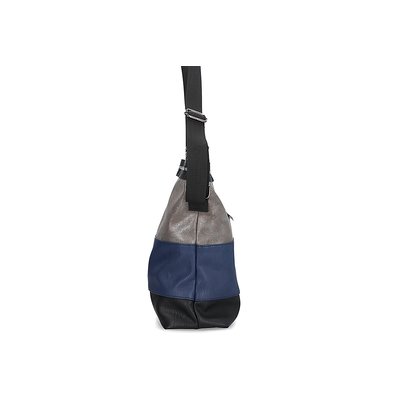 ZIA Damenhandtasche ZR41 schwarz-blau