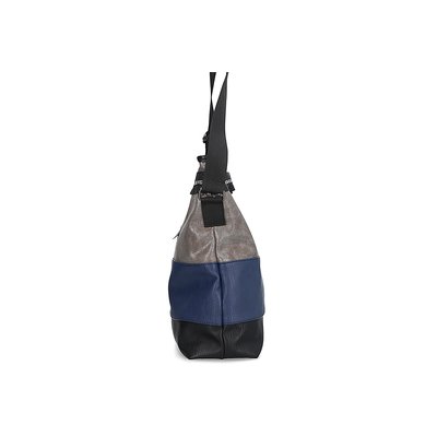 ZIA Damenhandtasche ZR41 schwarz-blau