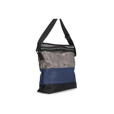 ZIA Damenhandtasche ZR41 schwarz-blau