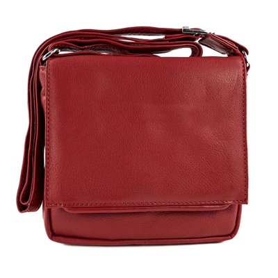 Abendtasche Clutch Damen Handtasche Rot Echt Leder