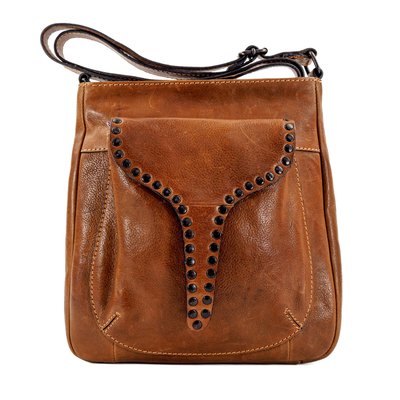 Ledertasche 2185 Tumble Cognac